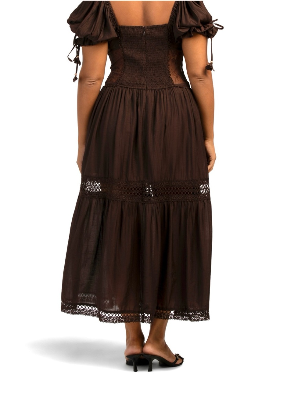 🤎🦂 En Saison Lace Maxi dress - Picture 5 of 5